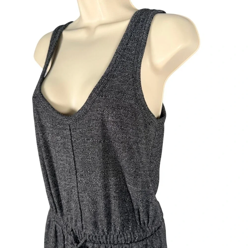 Free People‎ Beach Womens XS Charcoal Jumpsuit Romper Terry Jogger Sleeveless